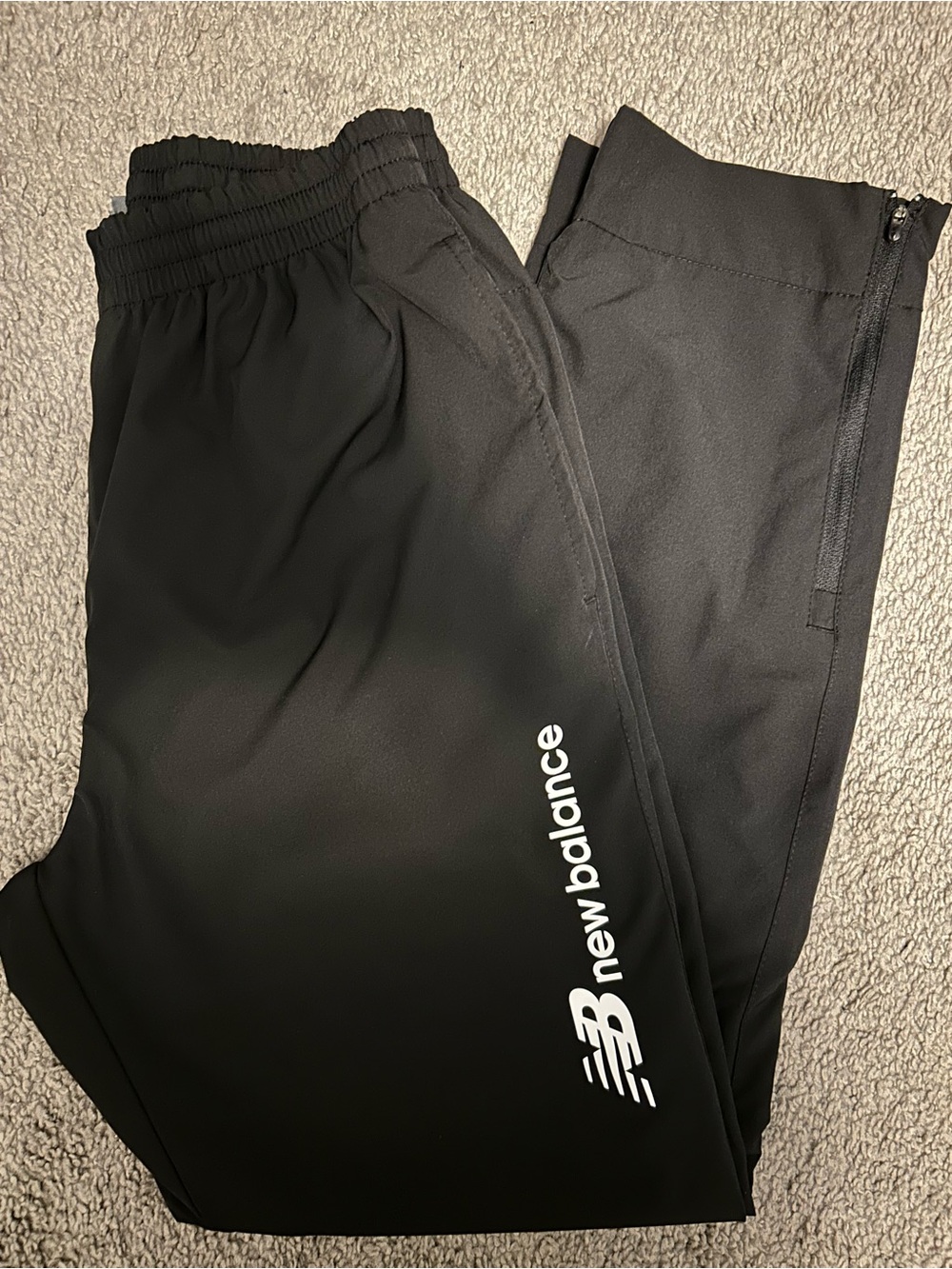 New Balance Men’s Black Athletic Mesh Lined Pants Medium Like New!!